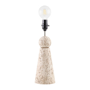  Modern European furniture - Travertine Base Rattan Table Lamps (2) - www.oroa.com | Oroa.com