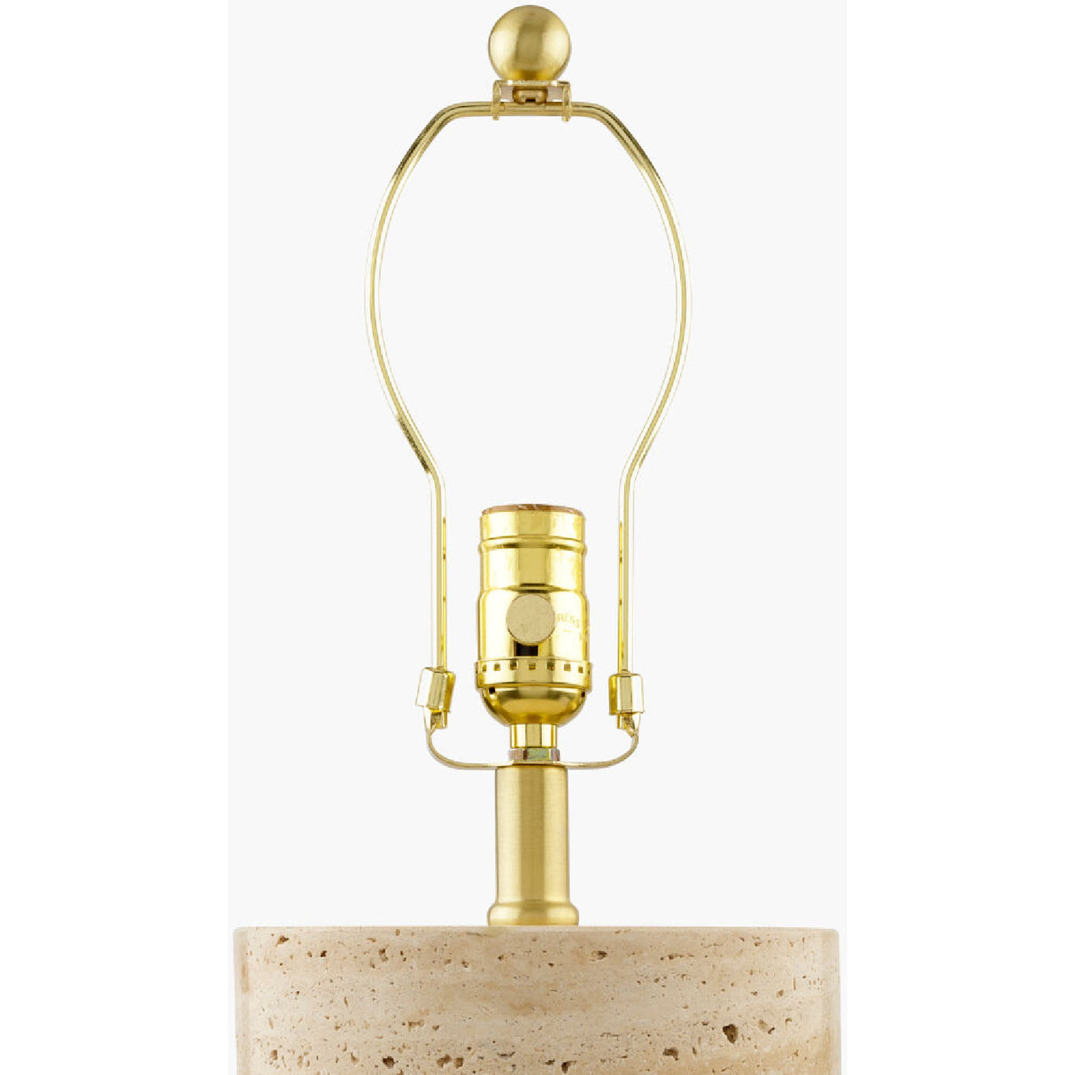   Modern European furniture - Travertine Base Accent Table Lamp - www.oroa.com | Oroa.com
