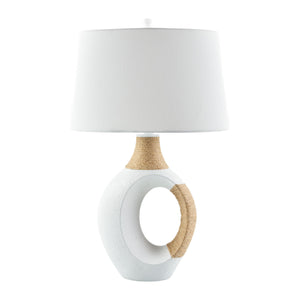   Modern European furniture - Rattan Wrapped Base Table Lamp - www.oroa.com | Oroa.com