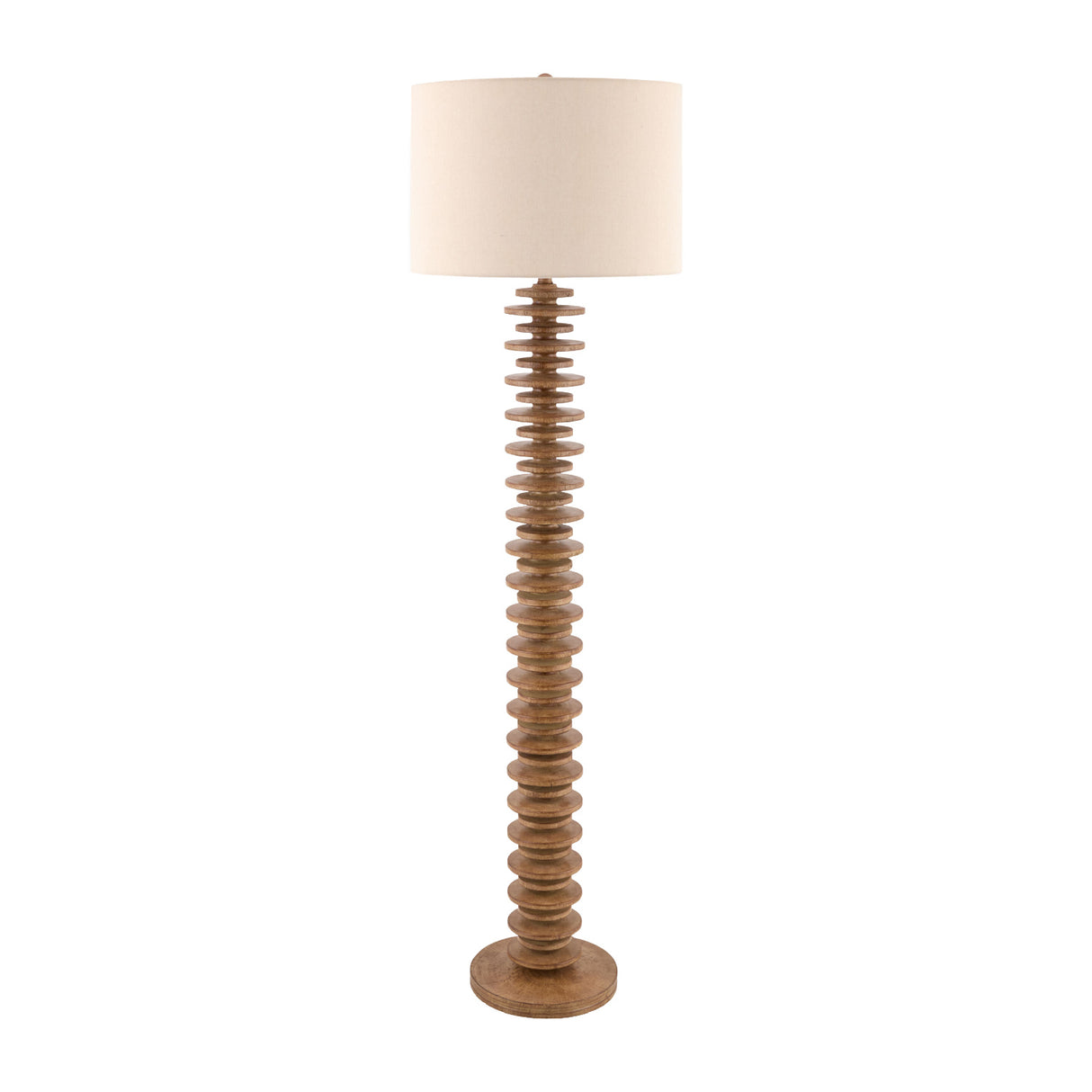   Modern European furniture - Stacked Circular Base Floor Lamp - www.oroa.com | Oroa.com
