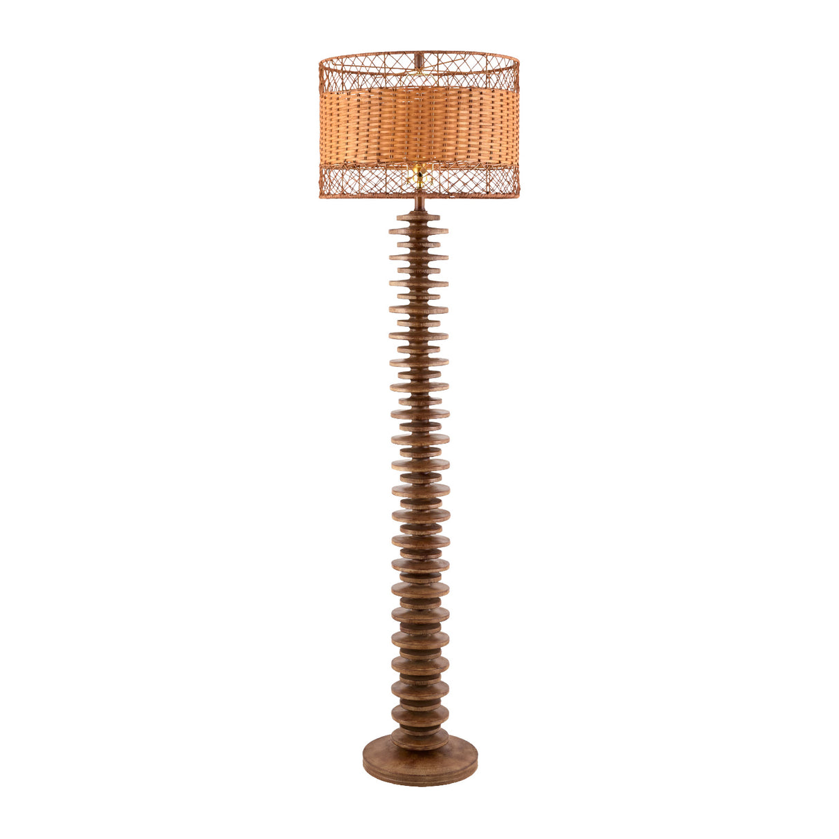   Modern European furniture - Stacked Circular Base Floor Lamp - www.oroa.com | Oroa.com
