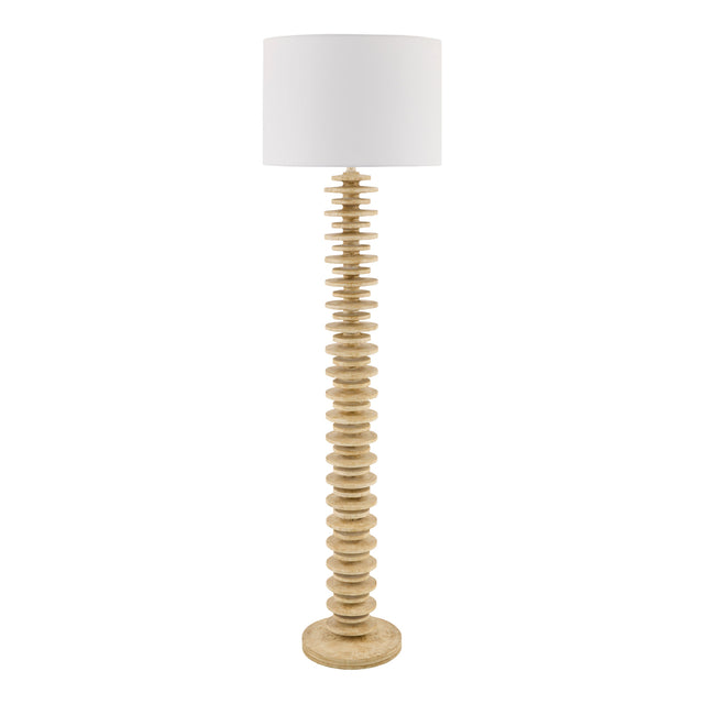 Modern European furniture - Stacked Circular Base Floor Lamp - www.oroa.com