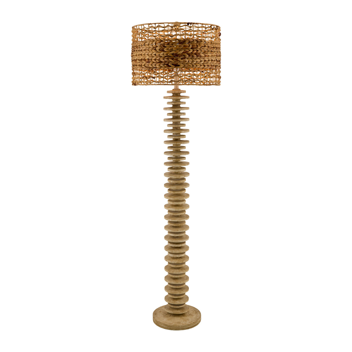   Modern European furniture - Stacked Circular Base Floor Lamp - www.oroa.com | Oroa.com