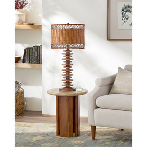   Modern European furniture - Braided Seagrass Accent Table Lamp - www.oroa.com | Oroa.com
