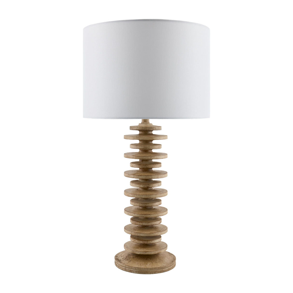   Modern European furniture - Stacked Circular Base Table Lamp - www.oroa.com | Oroa.com