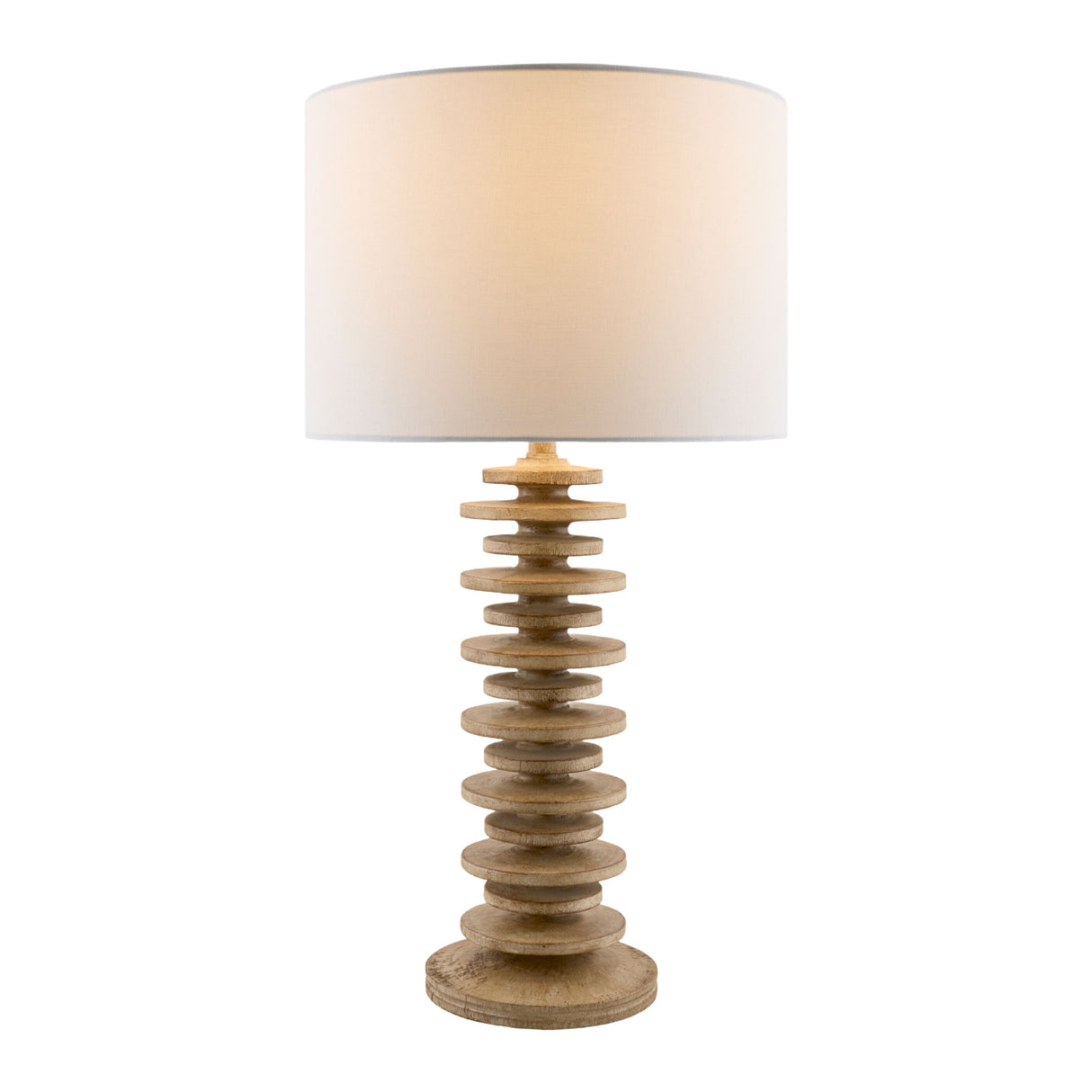   Modern European furniture - Stacked Circular Base Table Lamp - www.oroa.com | Oroa.com