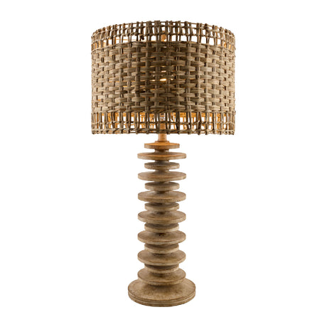   Modern European furniture - Braided Seagrass Accent Table Lamp - www.oroa.com | Oroa.com