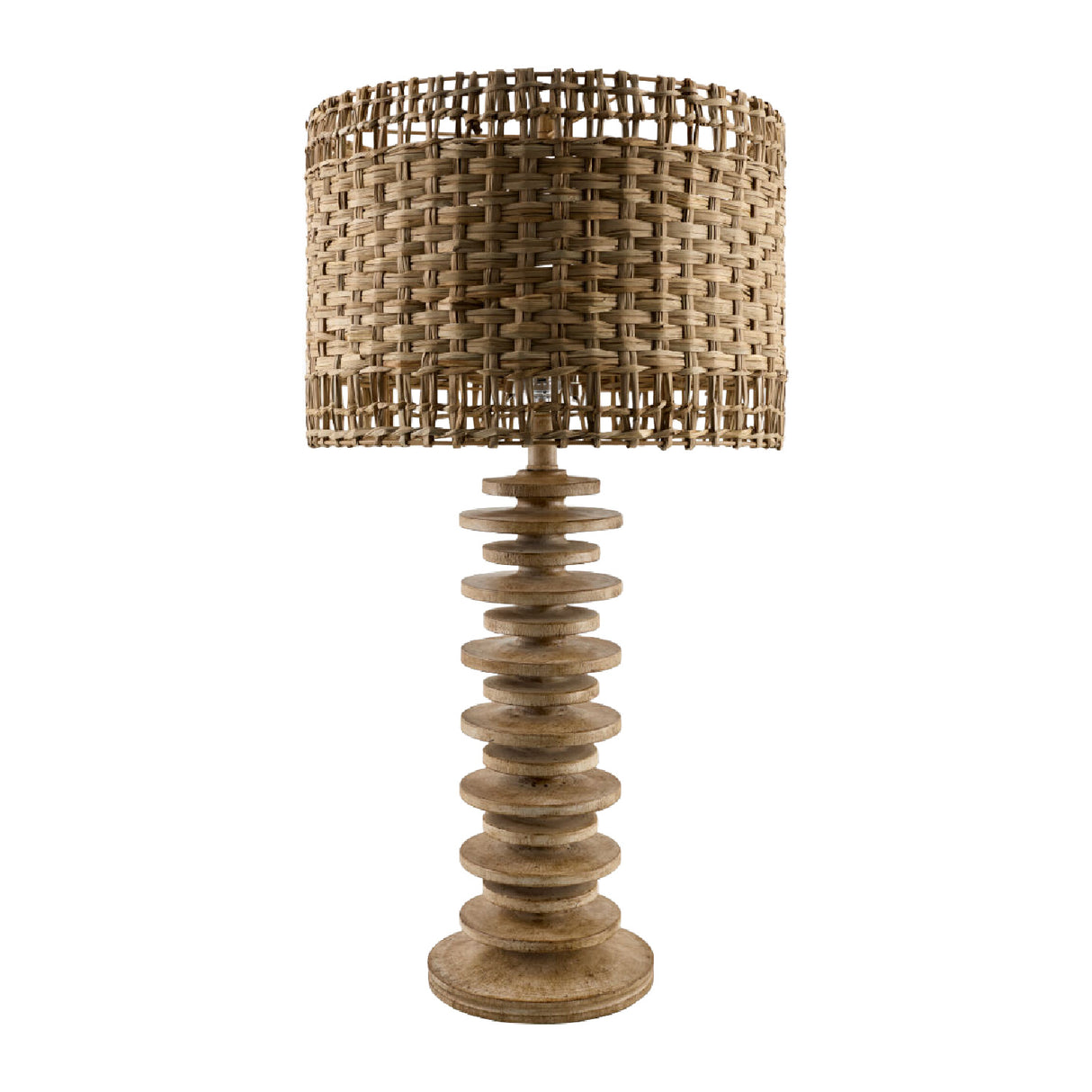   Modern European furniture - Braided Seagrass Accent Table Lamp - www.oroa.com | Oroa.com
