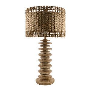   Modern European furniture - Braided Seagrass Accent Table Lamp - www.oroa.com | Oroa.com