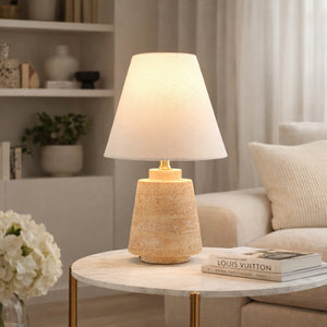   Modern European furniture - White Shade Accent Table Lamps (2) - www.oroa.com | Oroa.com
