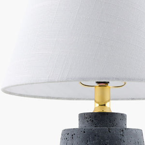   Modern European furniture - White Shade Accent Table Lamps (2) - www.oroa.com | Oroa.com
