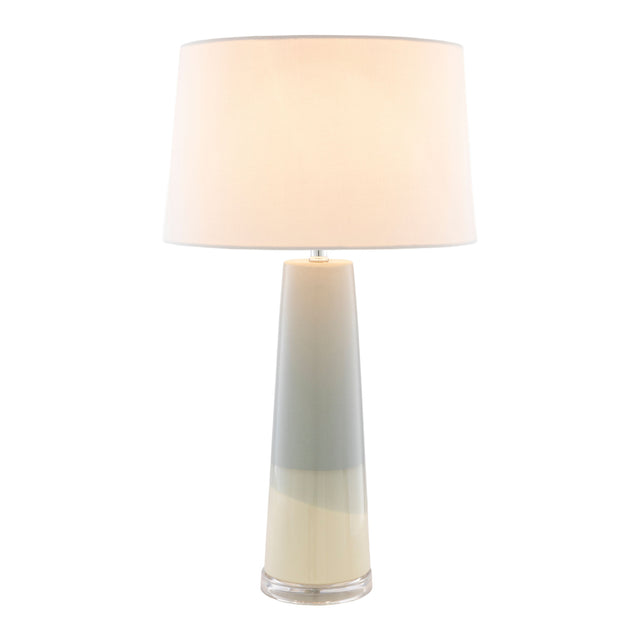 Modern European furniture - Pale Blue Ceramic Table Lamp - www.oroa.com