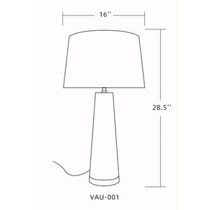   Modern European furniture - Pale Blue Ceramic Table Lamp - www.oroa.com | Oroa.com