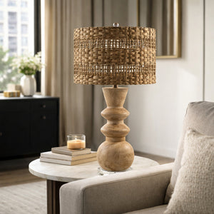  Modern European furniture - Braided Shade Accent Table Lamp - www.oroa.com | Oroa.com