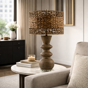   Modern European furniture - Braided Shade Accent Table Lamp - www.oroa.com | Oroa.com