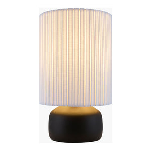   Modern European furniture - Reeded Linen Accent Table Lamp - www.oroa.com | Oroa.com