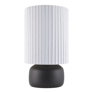   Modern European furniture - Reeded Linen Accent Table Lamp - www.oroa.com | Oroa.com