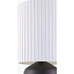   Modern European furniture - Reeded Linen Accent Table Lamp - www.oroa.com | Oroa.com