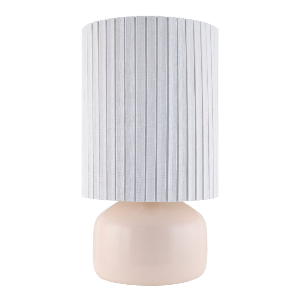   Modern European furniture - Reeded Linen Accent Table Lamp - www.oroa.com | Oroa.com