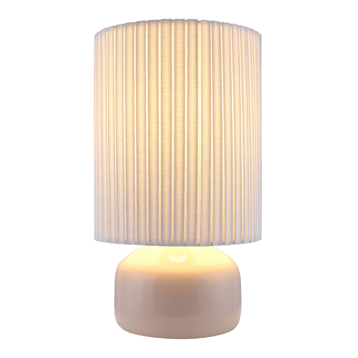   Modern European furniture - Reeded Linen Accent Table Lamp - www.oroa.com | Oroa.com