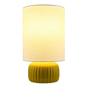   Modern European furniture - Fluted Ceramic Accent Table Lamp - www.oroa.com | Oroa.com