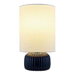   Modern European furniture - Fluted Ceramic Accent Table Lamp - www.oroa.com | Oroa.com