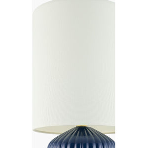   Modern European furniture - Fluted Ceramic Accent Table Lamp - www.oroa.com | Oroa.com