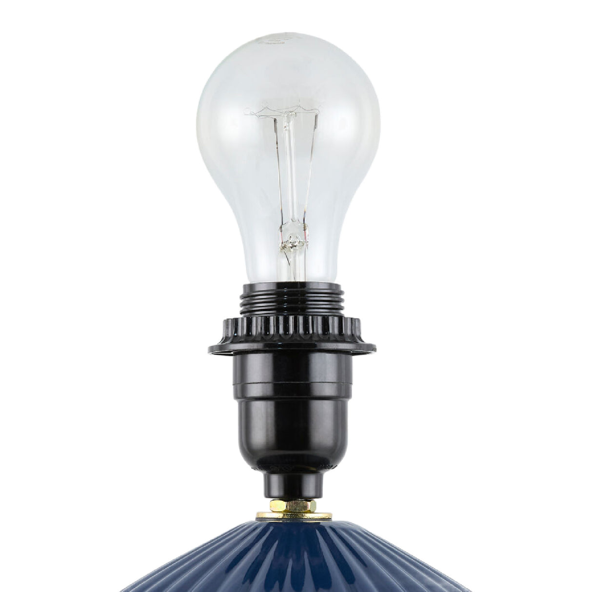   Modern European furniture - Fluted Ceramic Accent Table Lamp - www.oroa.com | Oroa.com