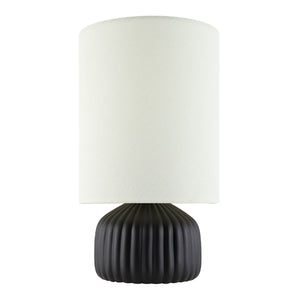   Modern European furniture - Fluted Ceramic Accent Table Lamp - www.oroa.com | Oroa.com