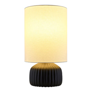   Modern European furniture - Fluted Ceramic Accent Table Lamp - www.oroa.com | Oroa.com