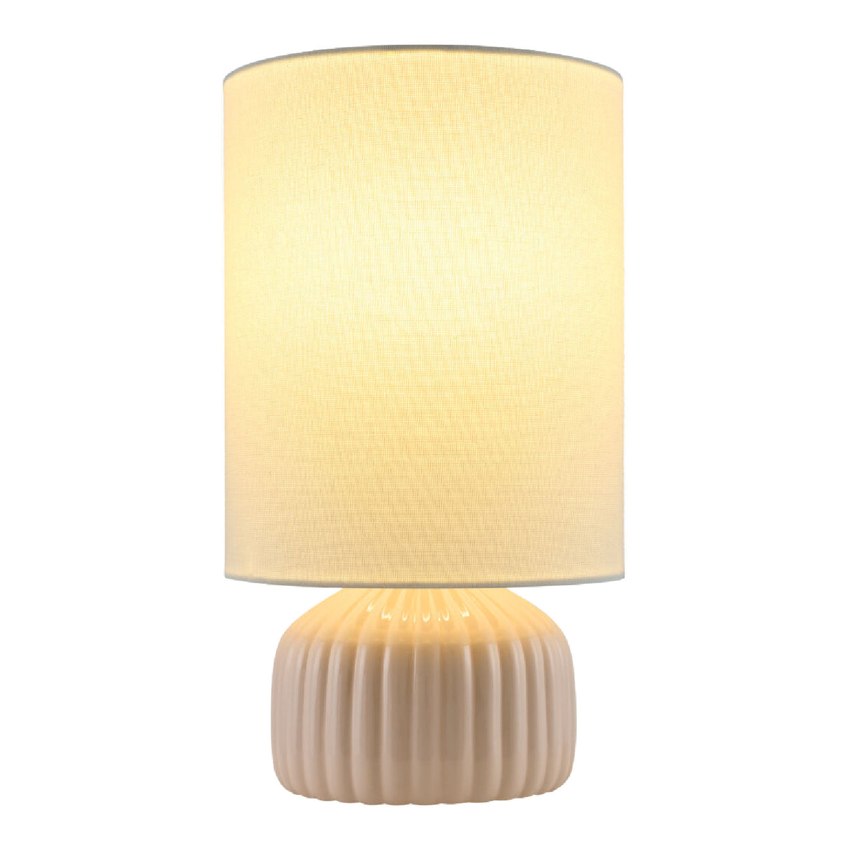   Modern European furniture - Fluted Ceramic Accent Table Lamp - www.oroa.com | Oroa.com