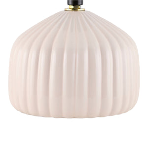   Modern European furniture - Fluted Ceramic Accent Table Lamp - www.oroa.com | Oroa.com