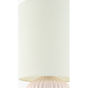   Modern European furniture - Fluted Ceramic Accent Table Lamp - www.oroa.com | Oroa.com