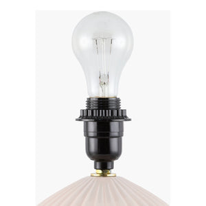   Modern European furniture - Fluted Ceramic Accent Table Lamp - www.oroa.com | Oroa.com