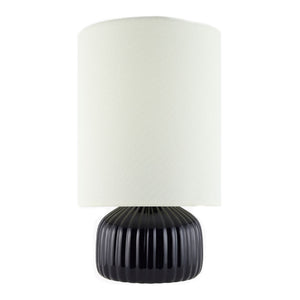   Modern European furniture - Fluted Ceramic Accent Table Lamp - www.oroa.com | Oroa.com