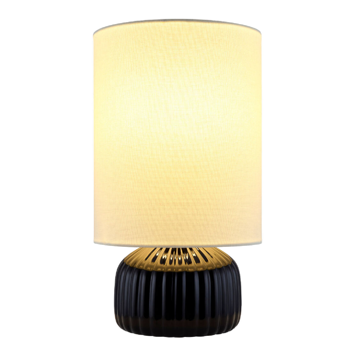   Modern European furniture - Fluted Ceramic Accent Table Lamp - www.oroa.com | Oroa.com