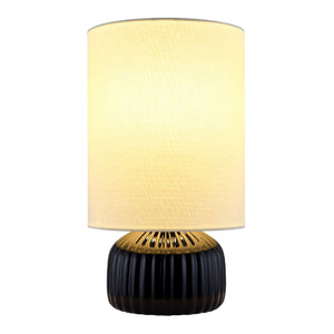   Modern European furniture - Fluted Ceramic Accent Table Lamp - www.oroa.com | Oroa.com