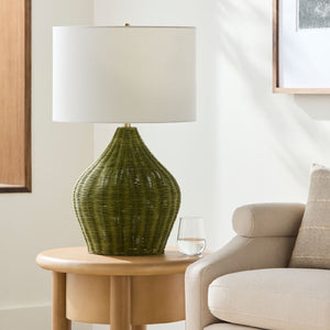   Modern European furniture - Woven Rattan Table Lamp - www.oroa.com | Oroa.com