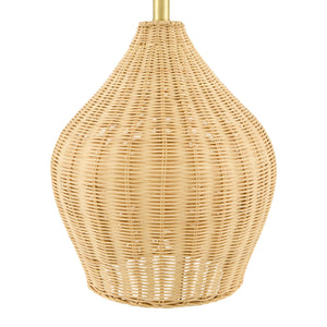   Modern European furniture - Woven Rattan Table Lamp - www.oroa.com | Oroa.com
