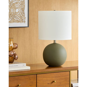   Modern European furniture - Round Ceramic Accent Table Lamp - www.oroa.com | Oroa.com