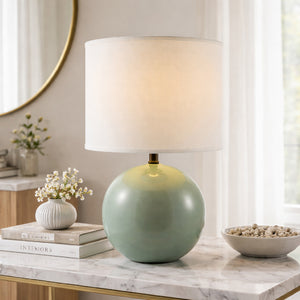   Modern European furniture - Round Ceramic Accent Table Lamp - www.oroa.com | Oroa.com