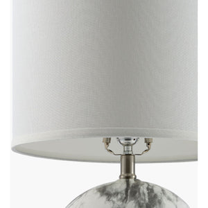   Modern European furniture - Swirl Round Ceramic Table Lamp - www.oroa.com | Oroa.com