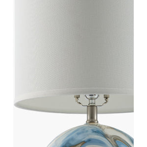   Modern European furniture - Swirl Round Ceramic Table Lamp - www.oroa.com | Oroa.com