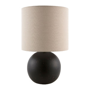   Modern European furniture - Round Glazed Ceramic Table Lamp - www.oroa.com | Oroa.com
