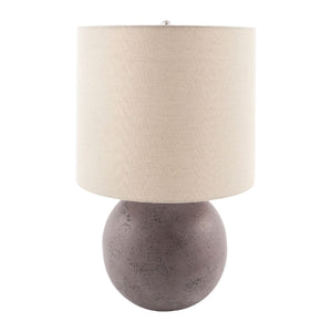   Modern European furniture - Round Glazed Ceramic Table Lamp - www.oroa.com | Oroa.com