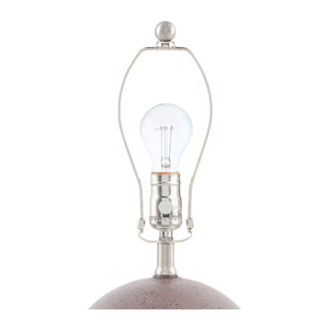   Modern European furniture - Round Glazed Ceramic Table Lamp - www.oroa.com | Oroa.com