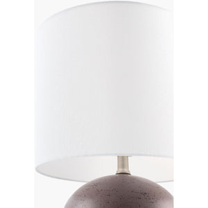   Modern European furniture - Round Glazed Ceramic Table Lamp - www.oroa.com | Oroa.com