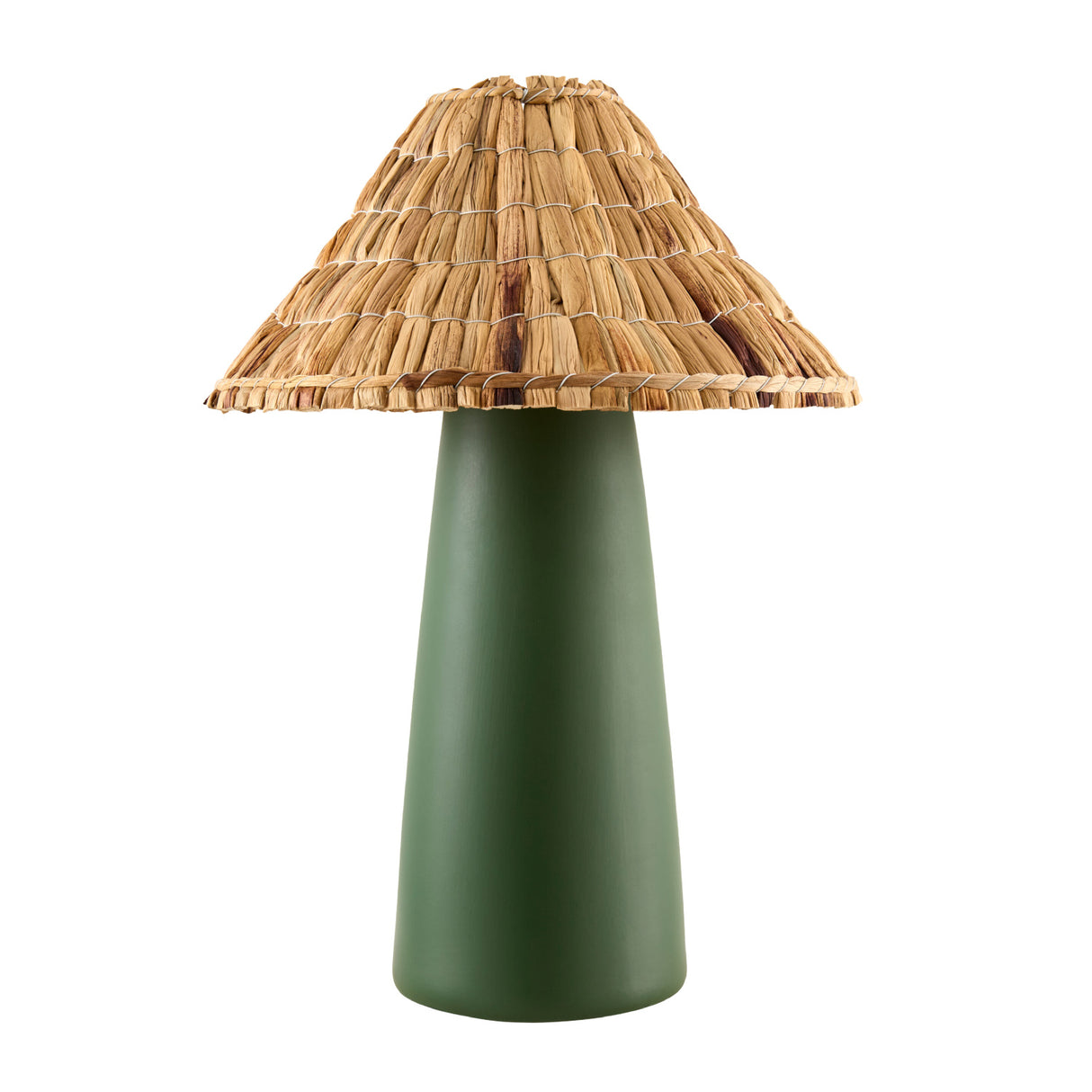   Modern European furniture - Seagrass Shade Ceramic Table Lamp - www.oroa.com | Oroa.com
