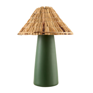   Modern European furniture - Seagrass Shade Ceramic Table Lamp - www.oroa.com | Oroa.com