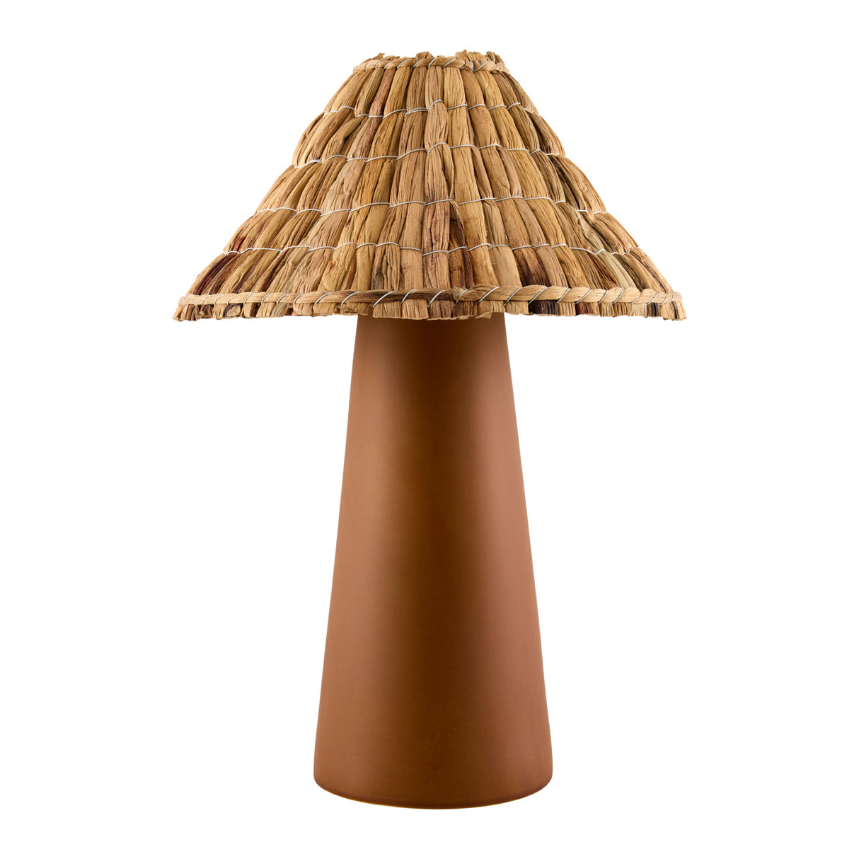  Modern European furniture - Seagrass Shade Ceramic Table Lamp - www.oroa.com | Oroa.com